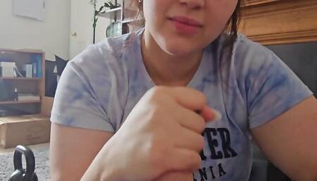 Quick BJ for the Plumber