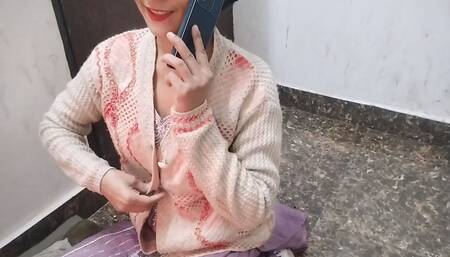 Step mother ko video call par choda