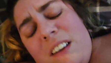 Pounding my wife hard and deep.