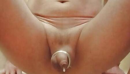 Sissy hole training) Lady cu bymshot without hands!)))