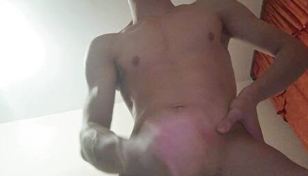 Hot boy jerk off monster cock