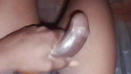 Masturbating in toilet