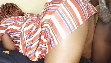 Housewife gets fucked hard on all fours by her husband's driver like a common slut...