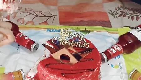 Christmas Celebration Suprise Gifts My Wife Full Night Romance & Hardcore Fucking