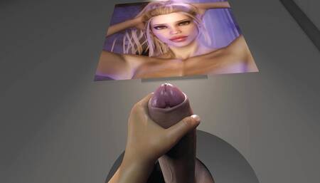 Double Glory Hole Futa Handjob Blowjob