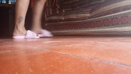 Flip-flops dangle and sway gently from my feet for you (3)