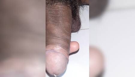 Peebathroom Desi Man Black Big Cock Closeup