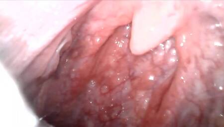 Straight down my throat and to my warm stomach