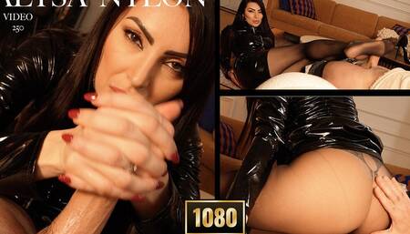 250 ALYSA EN LATEX ET VINYLE TE BRANLE JUSQU A TE VIDER LES COUILLES JUSQU'A LA DERNIERE GOUTE DE SPERME FULL HD