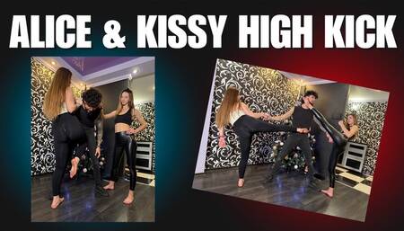 Alice & Kissy High Kick