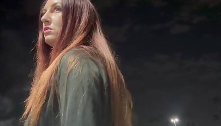 Italian Long Hair Smoking Outside Late at night Smoker Smoke