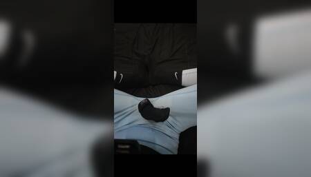 cum on my nike socks