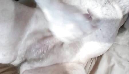 Cumming in bed again Number two. God it feels so good to cum