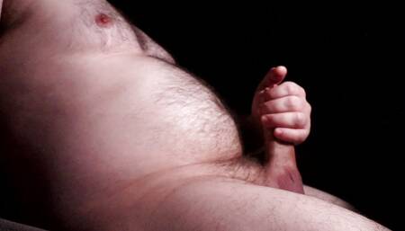 Uhri Uncut cock masturbation and slow motion cumshot