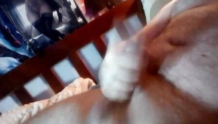 Cumming in Bed number one. I do this a lot.