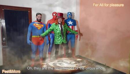 Part 2 Superheroes Fer Turns Into Ringmaster and Plays Hot with His Friends-mental Control