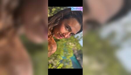 Doggy standing pov sex penetration on the island