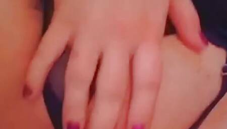 I fucked myself wearing my 18f maid's bra and panties then emailed the video to her