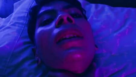 Magic C Jerking His Big Twink Cock Results in Lots of Precum and Thick Cum Loads