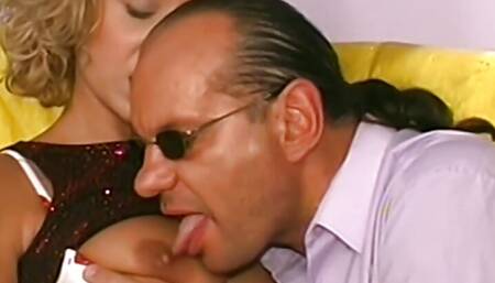 Horny retro slut banged hard