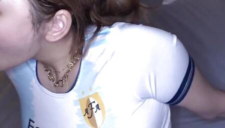 Part3 Men and Balls Are Friends! She Has a Nice Face, Nice Tits, Nice Ass, and a Beautiful White Body!116