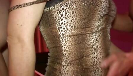 Hot blonde has multiple cocks to suck