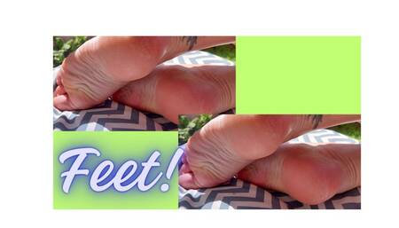 Dulces pies esperando una rica lengua