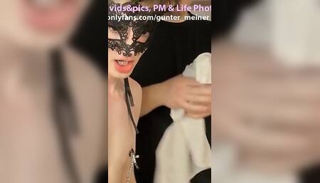 Young Boy Getting Milked with Dildo Fuck