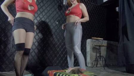 Queens taking slaves to a dungeon and farting a lot in this useless girl's face Part 3 By Natasha Fiore, Lola Morango And Yasmin Brisa Cam By Dani full HD