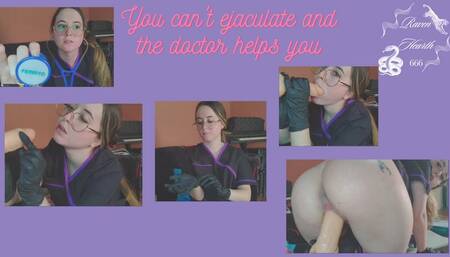 You can't ejaculate and the doctor helps you (English subtitles)