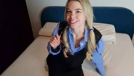 My colleague is fucking me