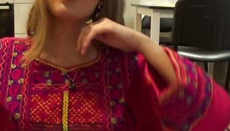 Afghan amateur homemade porn with horny big ass Afghan girl