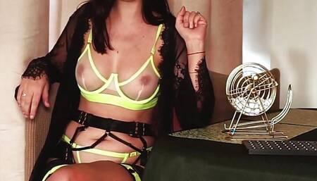 Vends-ta-culotte - Beautiful French brunette takes control of your masturbation and humiliates you (compilation)