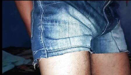 I fuck my prolapse with a huge cucumber