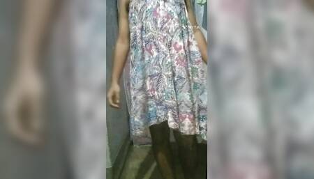 Cute small dick sissy crossdressing