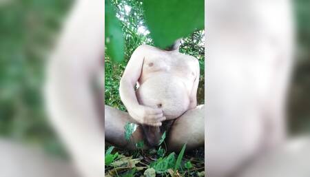 I jerk off in the woods