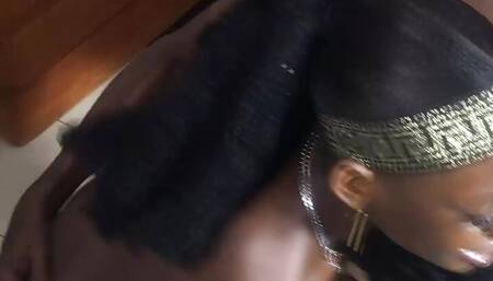 She came for a massage and got what she wanted