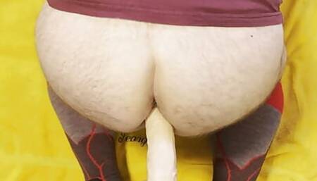 Acko needed a big dick in his pup hole! Cums hard on the fucking cock in his lovely red socks