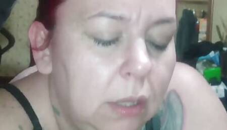 Seductive Black Sexy Lingerie Creamy Chubby Redhead Pussy Backshots