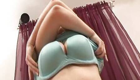 Handsome guy fists and destroys wet bush of a busty babe and she swallows cum