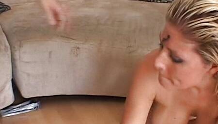 because 2 dicks are not enough a huge black dildo is added