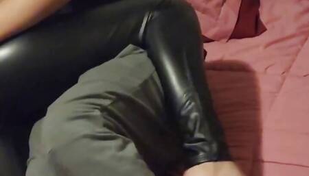 My Step Sister Grabs Me on Top of Her and Rides Me Until She Makes Me Cum.