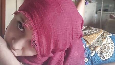 Blowjob Hijab to Big Dick
