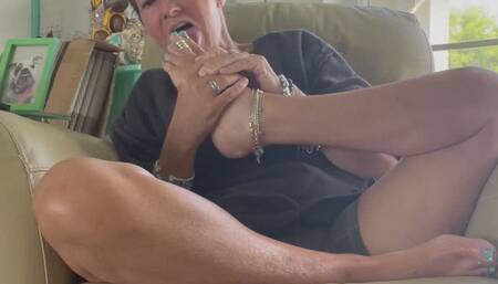 Enjoying a little self worship