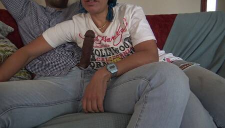 Mature Turkish Maid in London Cheats with African Immigrant While Husband Is Away