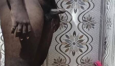 bathroom piss and hand job