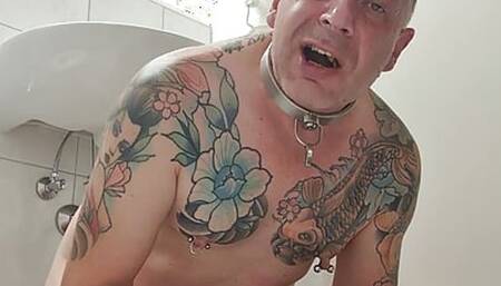 Fun with XXL dildo extreme fist dildo