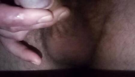 A small cock and a wet asshole