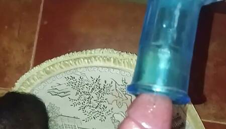 Using Glass Flower pot as Pusssy ????