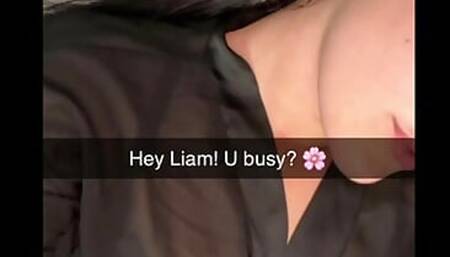 A Wife cheats on her husband with his friend on snapchat